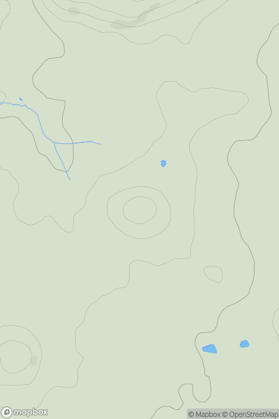 Thumbnail image for Badbury Hill [Central and Eastern England] [SP115631] showing contour plot for surrounding peak